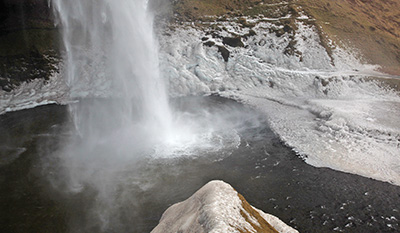 South Iceland - at Seljalandsfoss waterfall